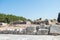 Ruins of the ancient city Ephesus, the ancient Greek city in Turkey, in a beautiful summer day