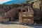 Ruins of ancient city of Ephesus, dwellings on slope