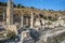 The ruins of the ancient city of Ephesus, Peristyle house.