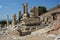 The ruins of the ancient city of Ephesus in Turkey. Memmius Monument