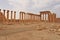 Ruins of the ancient city of Palmyra on syrian desert shortly before the war, 2011