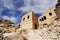 Ruins of ancient city in Turkish Cappadocia. Goreme national par