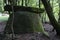 Ruins of ancient dolmens in the Zhane River valley in the North Caucasus