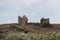 Ruins of ancient flour mill or windmill, Crete, Greece