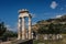 Ruins of the ancient Greek city of Delphi (Delfi), Greece