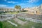 Ruins of the ancient greek doric temple of Apollo in Siracusa