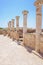 Ruins of ancient greek temple, Saranda Kolones. Archaeological park at Kato Paphos, Cyprus