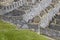 Ruins of the ancient Incan city of Machu Picchu in Peru