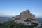 Ruins of the ancient medieval castle of Castrojeriz, Spain