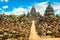 Ruins of the Ancient mystical old Hindu Prambanan temple near Yogyakarta, Java island Indonesia