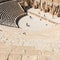 Ruins of the ancient north theater at the historical city of Jerash, Jordan