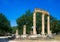 The ruins of ancient Olympia, Greece. Here takes place the touch of olympic flame