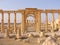 Ruins in ancient Palmyra, Syria