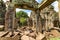 Ruins of ancient Preah Khan temple in Angkor, Cambodia