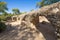 Ruins of the ancient Roman circus in Toledo city