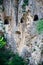 Ruins of an ancient Roman gallery in Italy