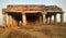 Ruins of an ancient temple at sunset at Hemakuta hill in Hampi, Karnataka, India