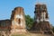 Ruins of the ancient temple Wat Nakorn Kosa in Lopburi, Thailand.