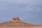 Ruins of ancient watchtower at Yang Pass, Yangguan, Gansu, China