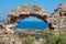 Ruins of the Antimachia castle in Greece