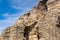 Ruins of antique amphitheater in Side now Manavgat, Turkey