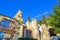 Ruins of antique Teatro Romano under reconstruction Verona Italy