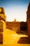 Ruins of Apademak temple, Naqa Meroe, ancient Kush, Sudan