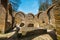 The ruins of the Arab baths in town of Ronda, Spain