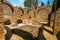 The ruins of the Arab baths in town of Ronda, Spain