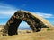 The ruins of Babak fort , Arasbaran region , Northwest Iran