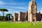 The ruins of the Baths of Caracalla in Rome