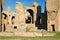 The ruins of the Baths of Caracalla in Rome, Italy