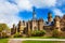 Ruins of beautiful Lowenburg castle in Bergpark