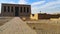 The ruins of the beautiful Temple of Dendera or the Temple of Hathor. Egypt, Dendera, Ancient Egyptian temple near the