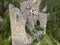 Ruins of Belfort castle near Brienz on the Swiss alps