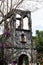 Ruins of bell tower Catholic church destroyed during the Vietnam War