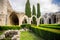 Ruins of Bellapais Abbey monastery in Kyrenia Girne, Northern Cyprus