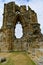 Ruins of a Benedictine abbey, located on the picturesque cliffs of Whitby