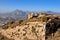 Ruins in the Bernia mountain range. Alicante