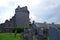 Ruins of the Bishop`s Palace and cemetery at Saint Magnus cathedral, Kirkwall, Orkney Islands