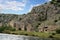 Ruins while boating the Zrmanja river inland from Obrovac, Croatia