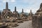 Ruins of the Borobudur temple complex