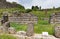 Ruins of Bouleuterion in ancient Dodona, Epirus, Greece