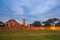 Ruins of buddha statues and pagoda of Wat Ratcha Burana in Ayutthaya historical park, Thailand