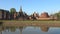 The ruins of the Buddhist temple Wat Mahathat, Sunny morning. Sukhothai, Thailand