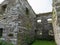 The ruins of an building in the Ireland. Ancient European architecture. The ruins of Arundel Grain Store, near Clonakilty, West