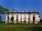 Ruins of the Cantacuzino Palace, also known as the `Little Trianon` in Floresti, Prahova County, Romania