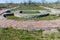 Ruins of The capital city of the First Bulgarian Empire Fortress Pliska, Bulgaria