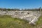 Ruins of The capital of the First Bulgarian Empire medieval stronghold Great Preslav Veliki Preslav, Bulgaria