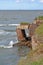 The ruins of the casemate of the naval fort `West.` Baltiysk, Kaliningrad region